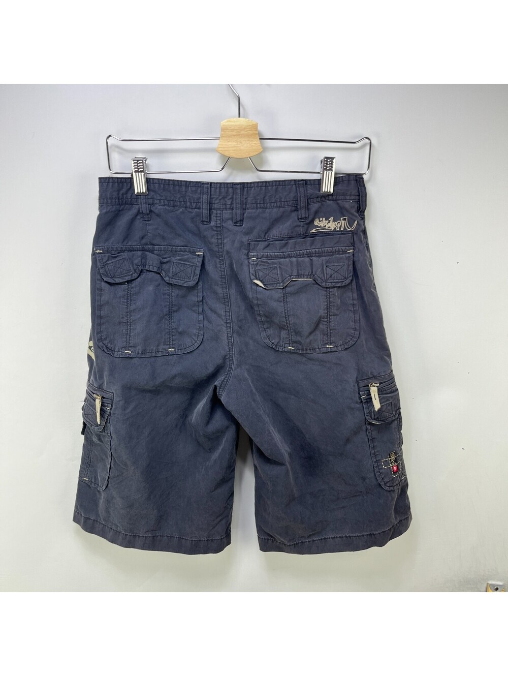 Vintage Y2K Quiksilver Multi Pocket Cargo Shorts 29" Baggy